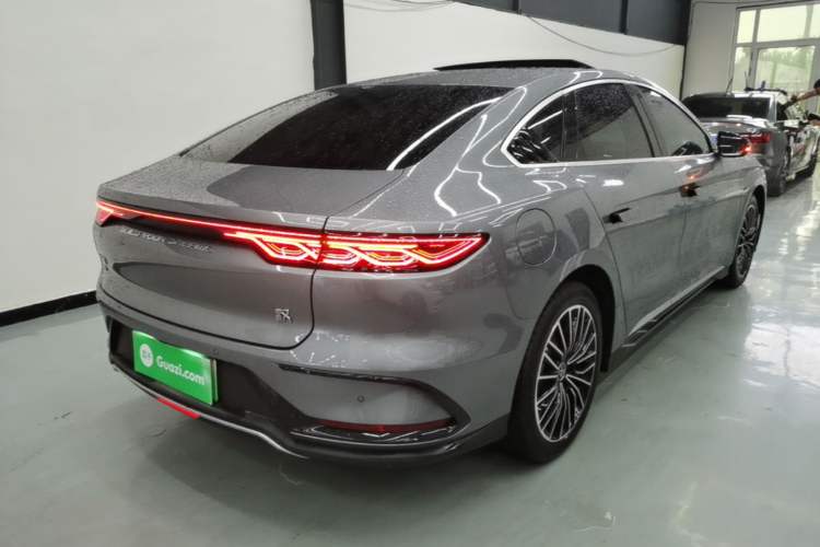 Used BYD Han 2022 DM-i 121KM Luxury Model Rear Right 45 Deg