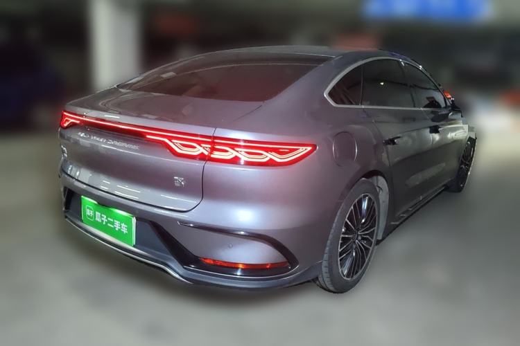 Used BYD Han 2022 DM-i 121KM Luxury Model Rear Right 45 Deg