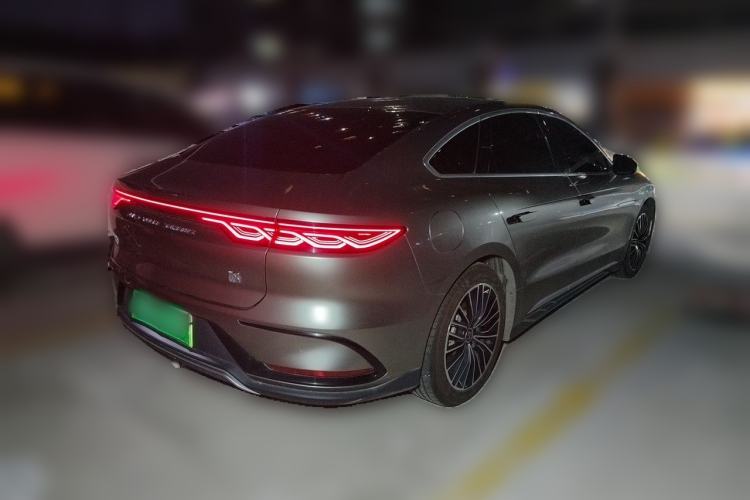 Used BYD Han 2022 DM-i 121KM Prestige Model Rear Right 45 Deg