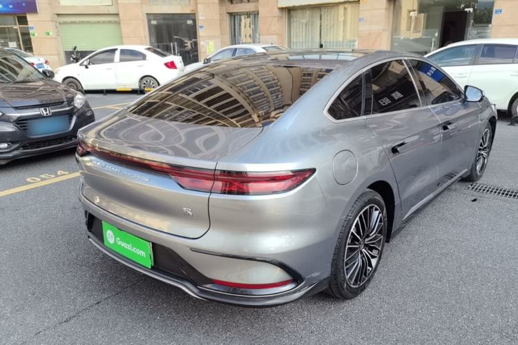Used BYD Han 2022 DM-i 121KM Luxury Model Rear Right 45 Deg