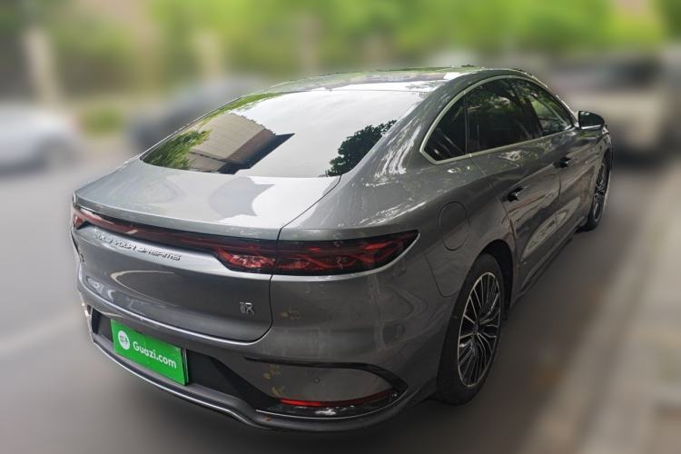 Used BYD Han 2022 DM-i 121KM Luxury Model Rear Right 45 Deg