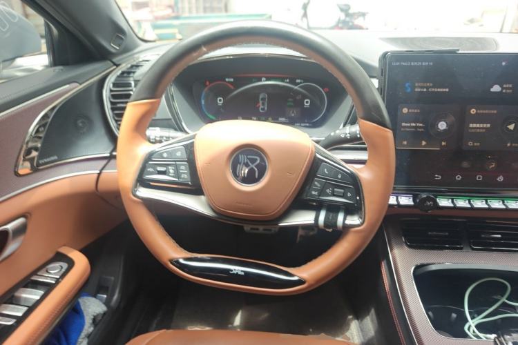 Used BYD Han 2022 DM-p 202km Four-Wheel Drive Flagship Model Steering Wheel