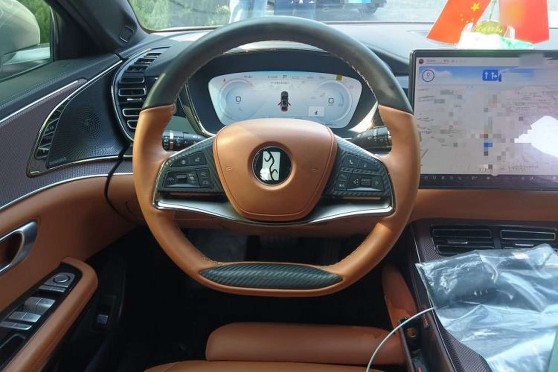Used BYD Han 2022 EV Genesis Edition 610KM All-Wheel Drive Premium Model Steering Wheel