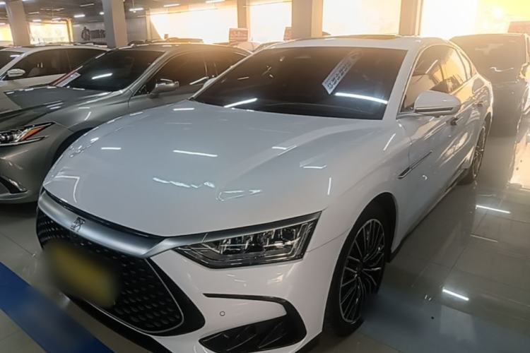 Used BYD Han 2022 DM-i 121KM Luxury Model Guazi used car, China used car export, Used car for sale, Used BYD cars, Cheapest cars for sale