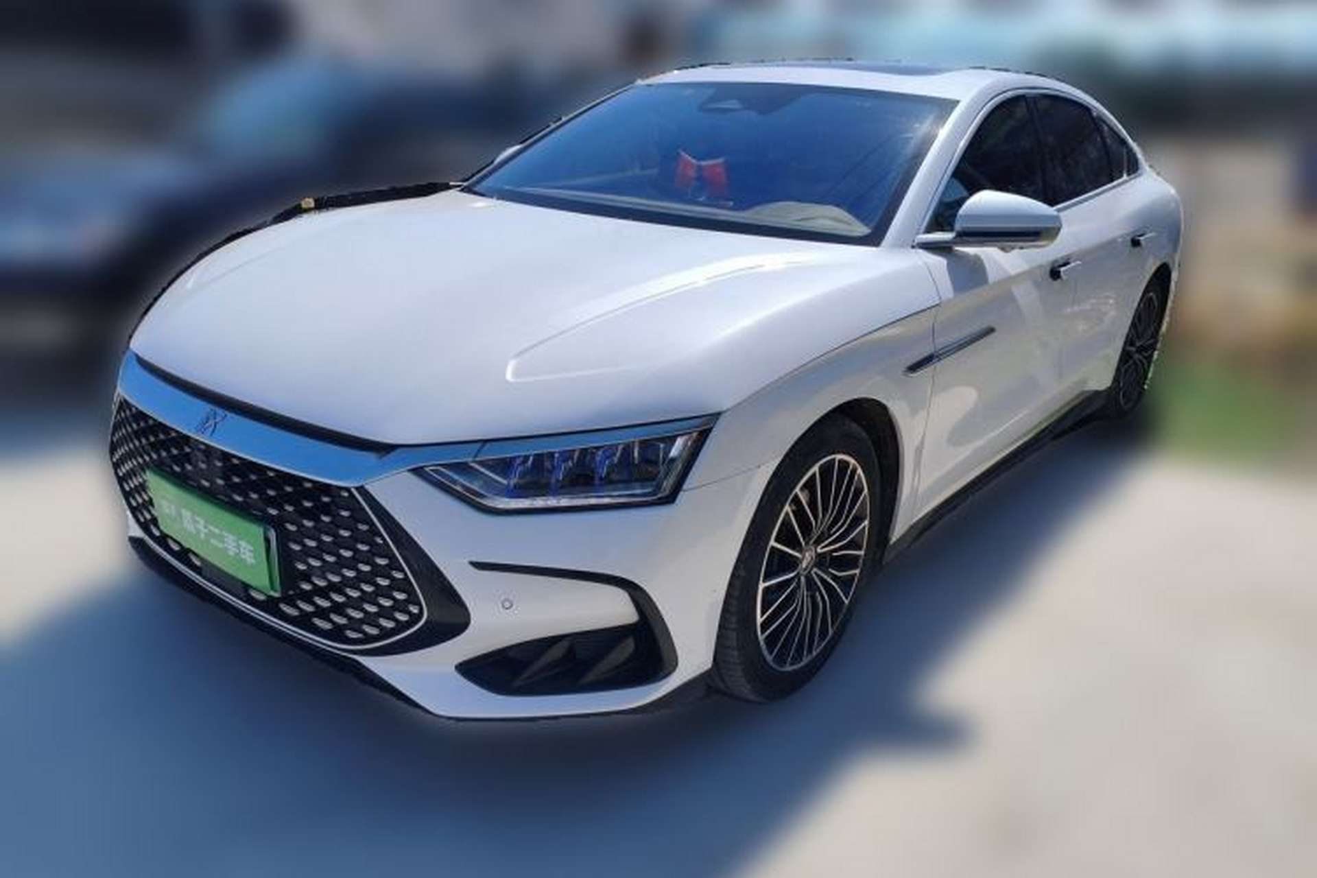 Used BYD Han 2022 DM-i 121KM Luxury Model Front Left 45 Deg