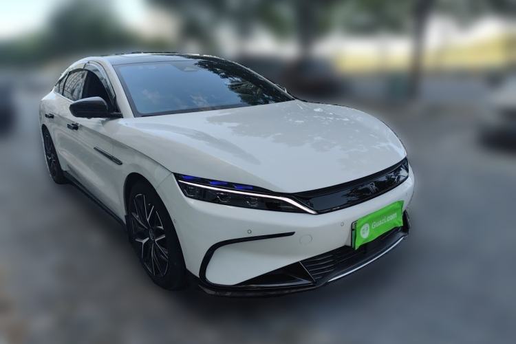 Used BYD Han 2022 EV Genesis Edition 610KM All-Wheel Drive Premium Model Front Right 45 Deg