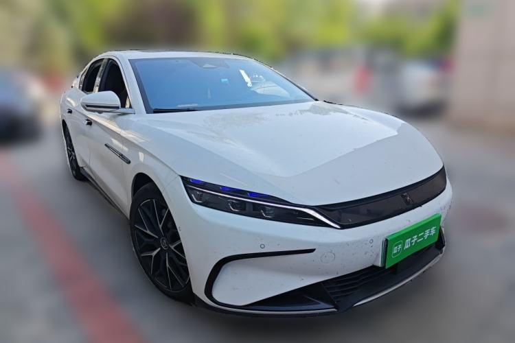 Used BYD Han 2022 EV Genesis Edition 610KM All-Wheel Drive Premium Model Front Right 45 Deg