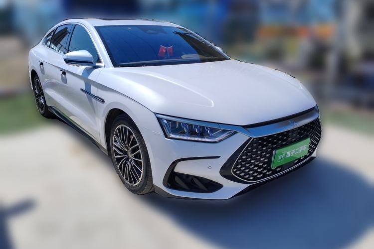 Used BYD Han 2022 DM-i 121KM Luxury Model Front Right 45 Deg