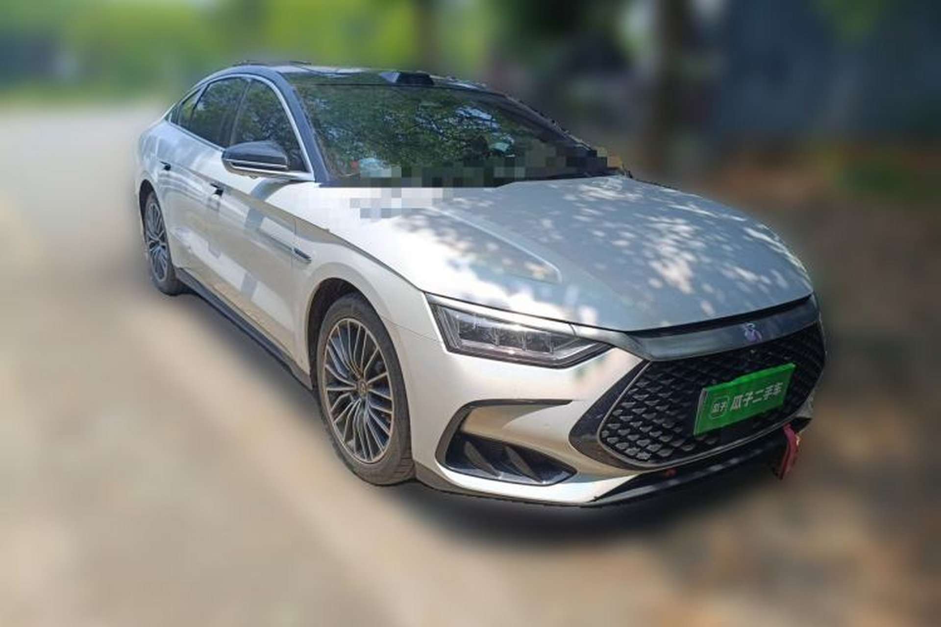 Used BYD Han 2022 DM-i 121KM Luxury Model Front Right 45 Deg