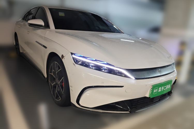 Used BYD Han 2022 EV Genesis Edition 715 km Front-Wheel-Drive Flagship Model Front Right 45 Deg