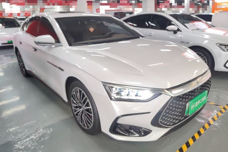 Used BYD Han 2022 DM-i 121KM Prestige Model Front Right 45 Deg