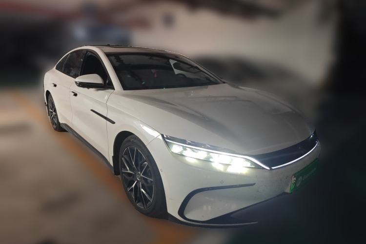 Used BYD Han 2022 EV Genesis Edition 610KM All-Wheel Drive Premium Model Front Right 45 Deg
