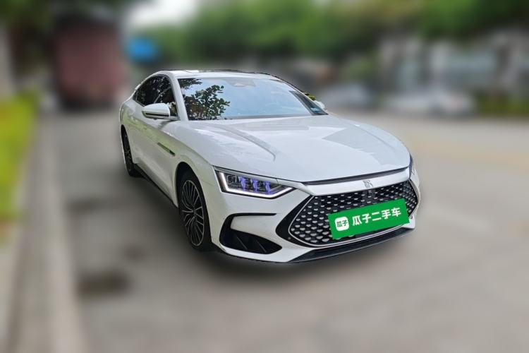 Used BYD Han 2022 DM-i 121KM Luxury Model Front Right 45 Deg