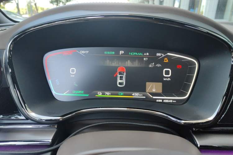 Used BYD Han 2022 EV Genesis Edition 610KM All-Wheel Drive Premium Model Instrument Cluster