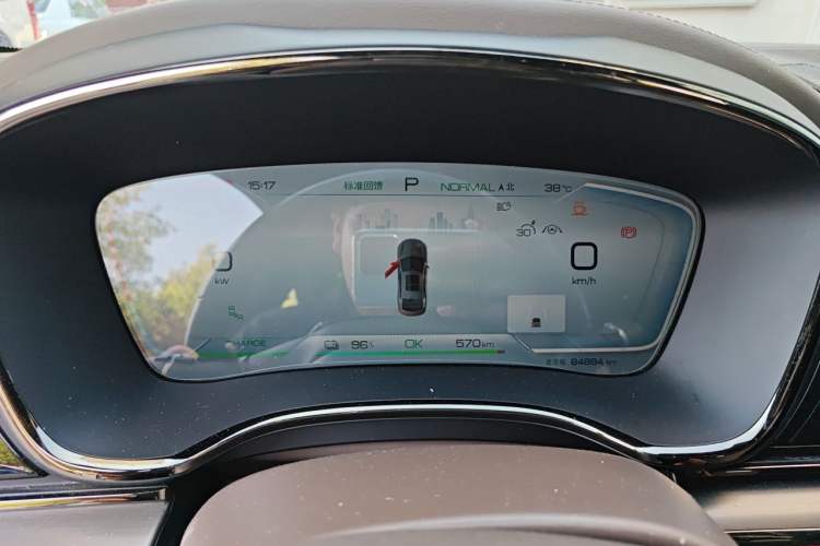 Used BYD Han 2022 EV Genesis Edition 610KM All-Wheel Drive Premium Model Instrument Cluster