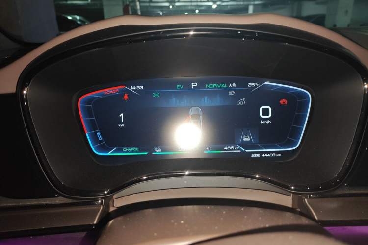 Used BYD Han 2022 DM-i 121KM Luxury Model Instrument Cluster