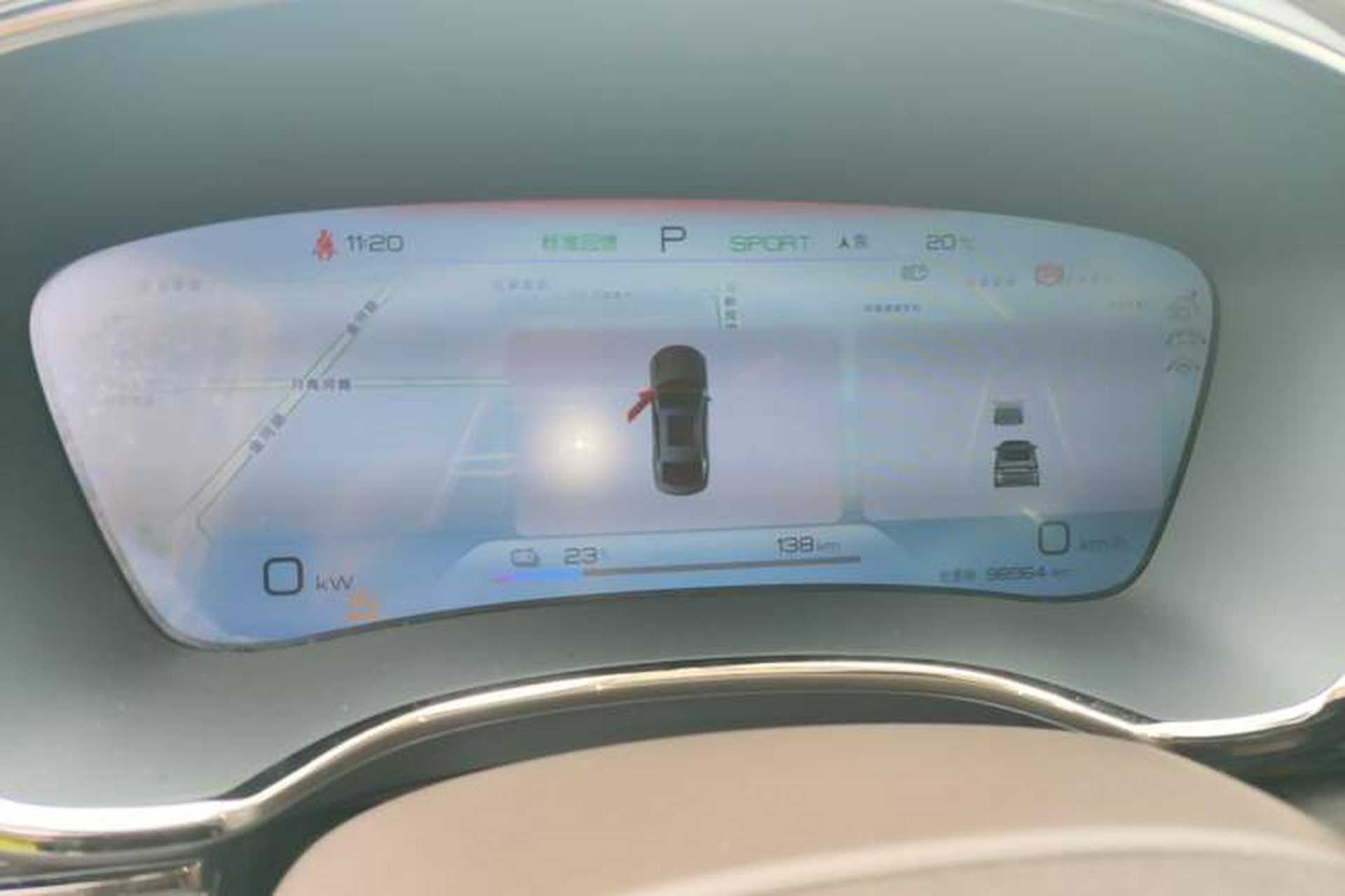 Used BYD Han 2022 EV Genesis Edition 715 km Front-Wheel-Drive Flagship Model Instrument Cluster