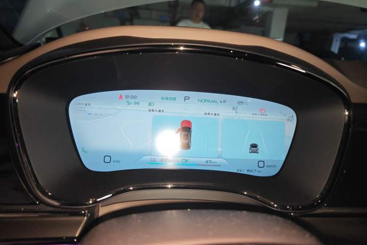 Used BYD Han 2022 EV Genesis Edition 610KM All-Wheel Drive Premium Model Instrument Cluster