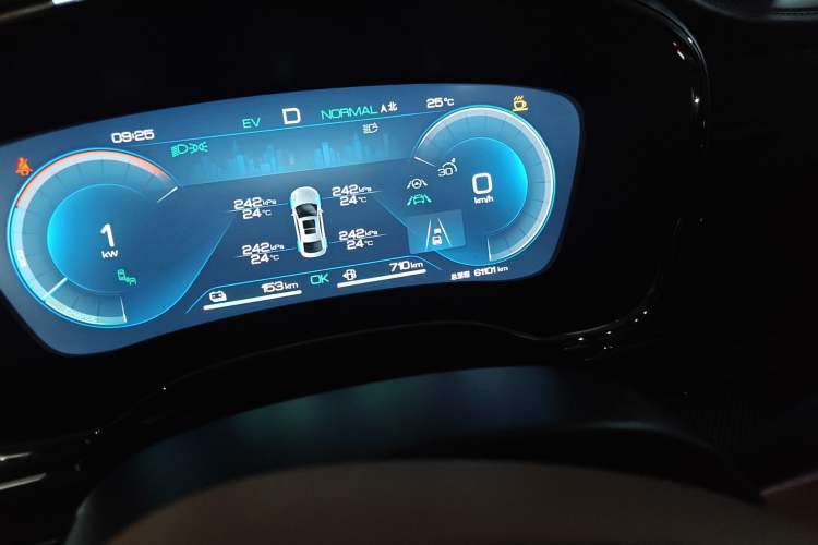Used BYD Han 2022 DM-i 242km Flagship Model Odometer Close Up