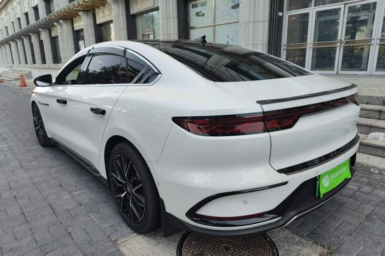 Used BYD Han 2022 EV Genesis Edition 610KM All-Wheel Drive Premium Model Rear Left 45 Deg