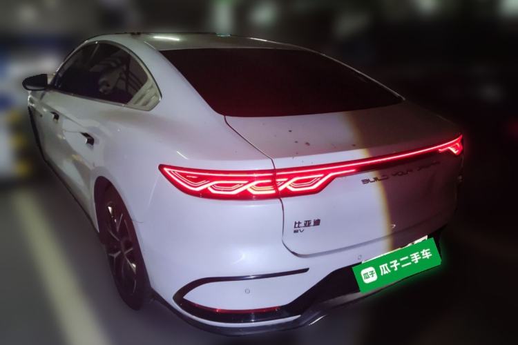 Used BYD Han 2022 EV Genesis Edition 610KM All-Wheel Drive Premium Model Rear Left 45 Deg