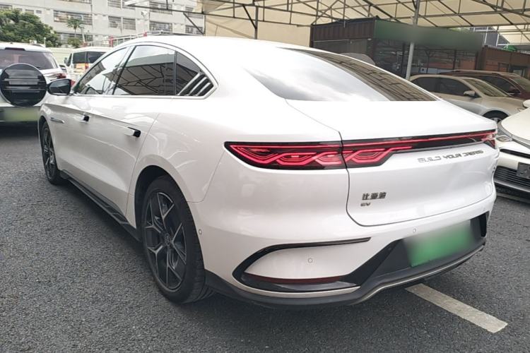 Used BYD Han 2022 EV Genesis Edition 715 km Front-Wheel-Drive Flagship Model Rear Left 45 Deg