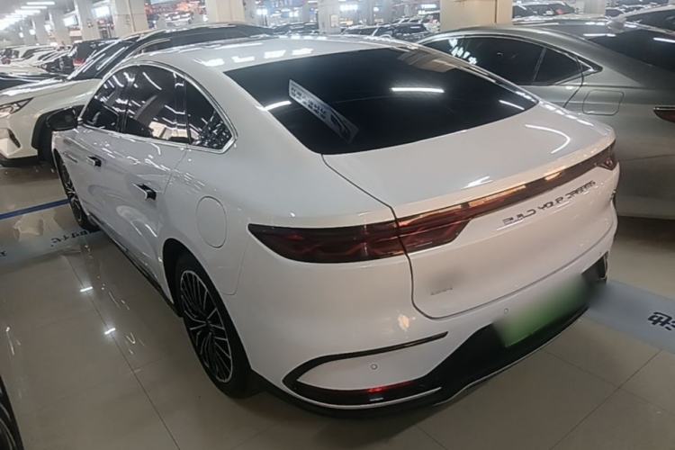 Used BYD Han 2022 DM-i 121KM Luxury Model Rear Left 45 Deg