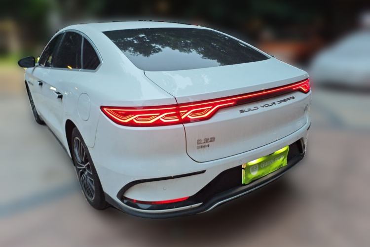 Used BYD Han 2022 DM-i 121KM Luxury Model Rear Left 45 Deg