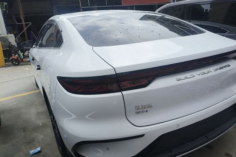 Used BYD Han 2022 DM-i 121KM Prestige Model Rear Left 45 Deg