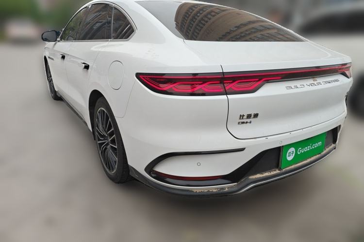 Used BYD Han 2022 DM-i 121KM Prestige Model Rear Left 45 Deg
