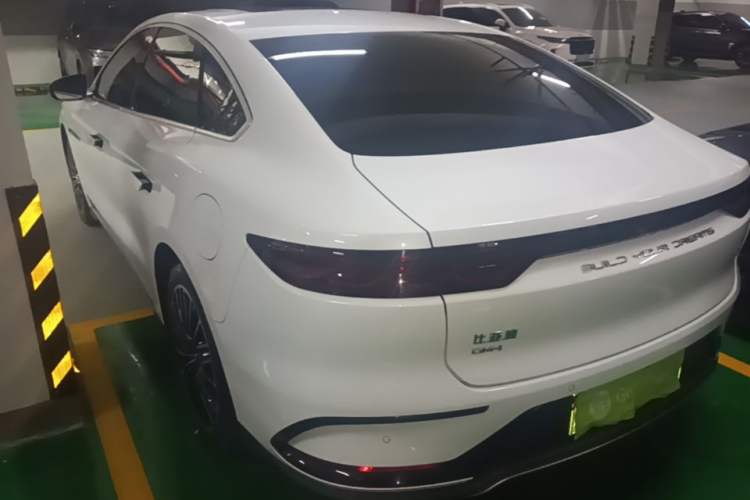 Used BYD Han 2022 DM-i 121KM Luxury Model Rear Left 45 Deg
