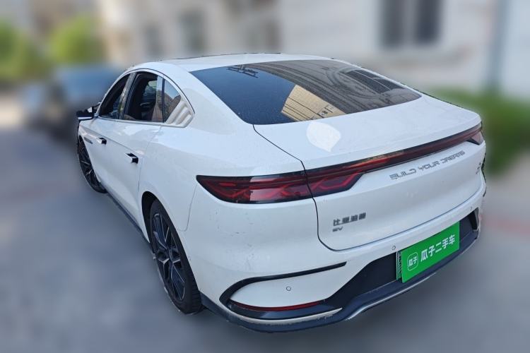 Used BYD Han 2022 EV Genesis Edition 610KM All-Wheel Drive Premium Model Rear Left 45 Deg