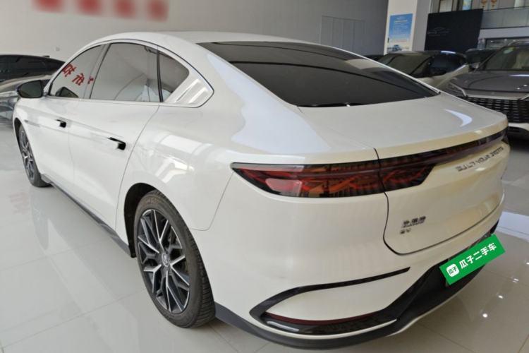 Used BYD Han 2022 EV Genesis Edition 610KM All-Wheel Drive Premium Model Rear Left 45 Deg