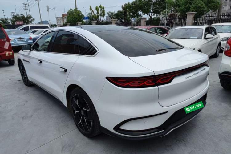 Used BYD Han 2022 EV Genesis Edition 715 km Front-Wheel-Drive Flagship Model Rear Left 45 Deg