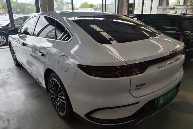 Used BYD Han 2022 DM-i 121KM Prestige Model Rear Left 45 Deg