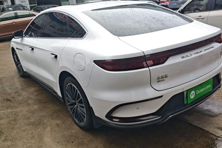 Used BYD Han 2022 DM-i 121KM Prestige Model Rear Left 45 Deg