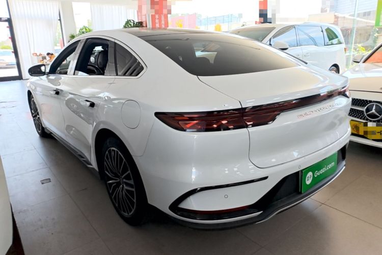 Used BYD Han 2022 DM-i 121KM Luxury Model Rear Left 45 Deg