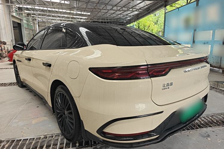 Used BYD Han 2022 DM-i 121KM Prestige Model Rear Left 45 Deg