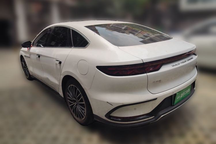 Used BYD Han 2022 DM-i 121KM Luxury Model Rear Left 45 Deg