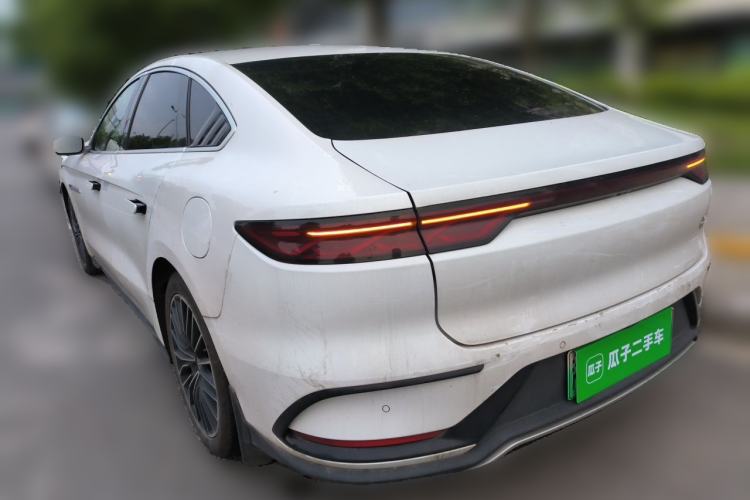Used BYD Han 2022 DM-i 121KM Luxury Model Rear Left 45 Deg