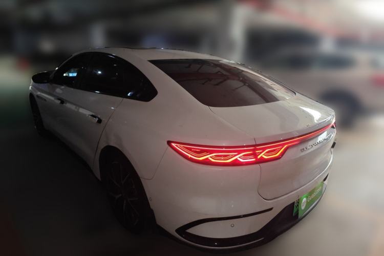 Used BYD Han 2022 EV Genesis Edition 610KM All-Wheel Drive Premium Model Rear Left 45 Deg