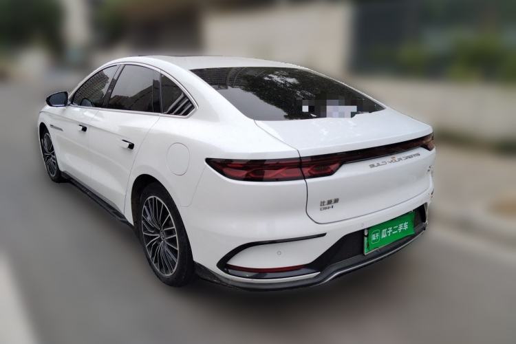 Used BYD Han 2022 DM-i 121KM Luxury Model Rear Left 45 Deg