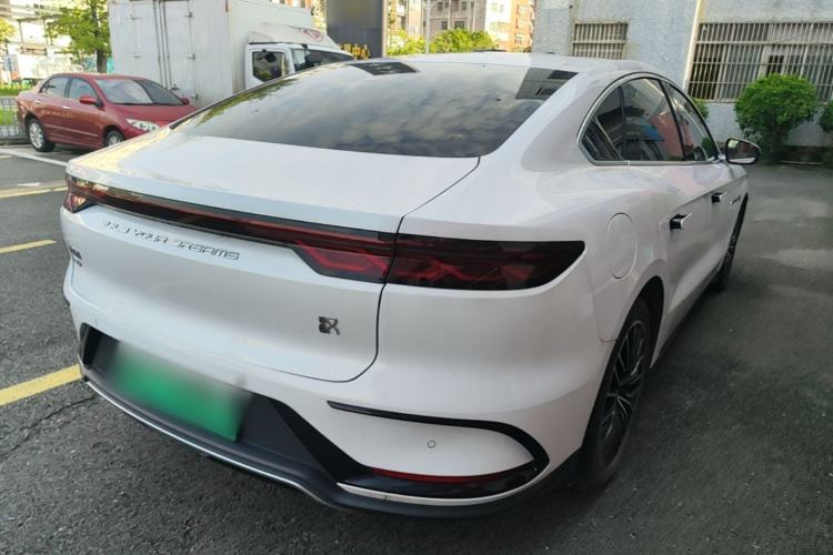 Used BYD Han 2022 DM-i 121KM Luxury Model Rear Right 45 Deg
