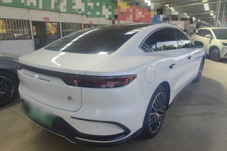 Used BYD Han 2022 DM-i 121KM Prestige Model Rear Right 45 Deg