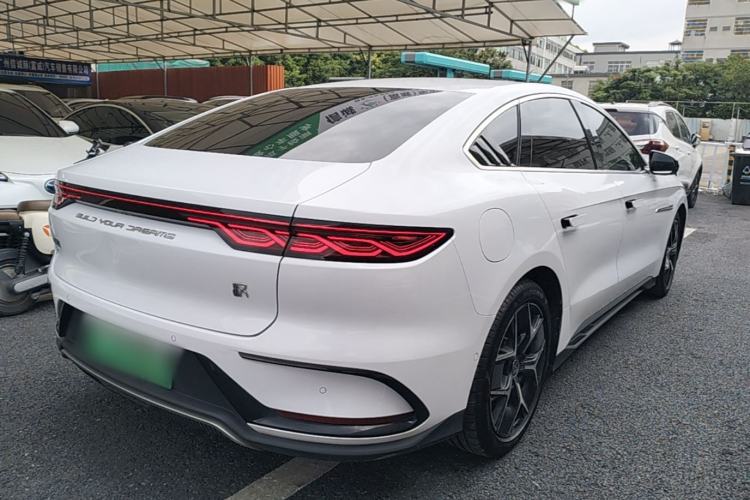 Used BYD Han 2022 EV Genesis Edition 715 km Front-Wheel-Drive Flagship Model Rear Right 45 Deg
