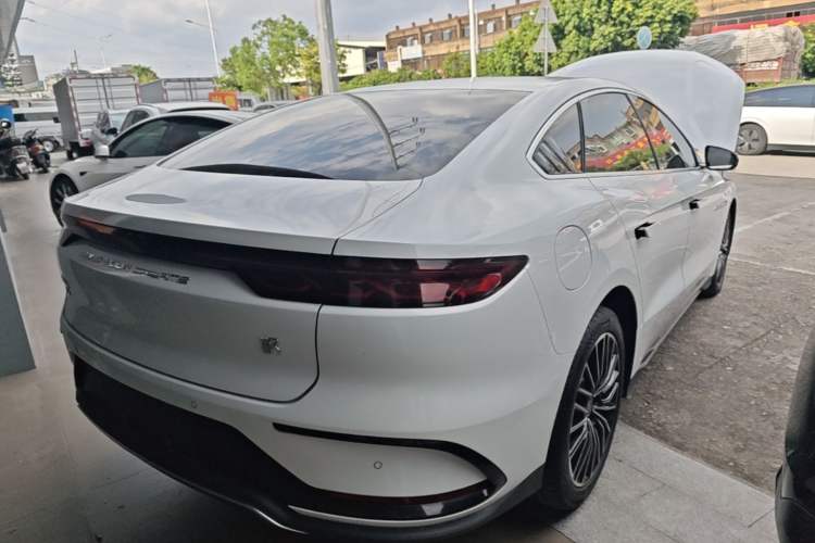 Used BYD Han 2022 DM-i 121KM Luxury Model Rear Right 45 Deg