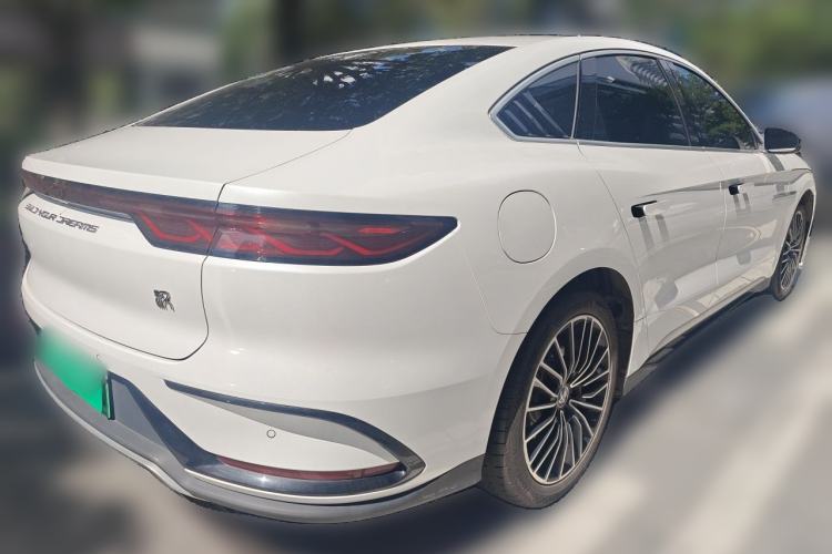 Used BYD Han 2022 DM-i 121KM Luxury Model Rear Right 45 Deg