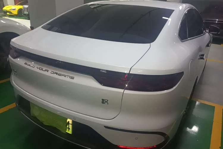 Used BYD Han 2022 DM-i 121KM Luxury Model Rear Right 45 Deg