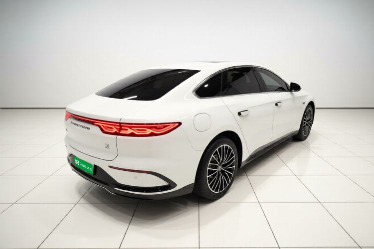 Used BYD Han 2022 DM-i 121KM Prestige Model Rear Right 45 Deg