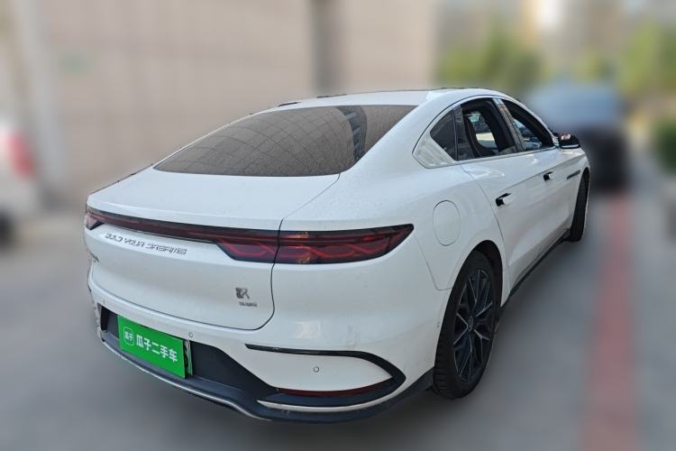 Used BYD Han 2022 EV Genesis Edition 610KM All-Wheel Drive Premium Model Rear Right 45 Deg